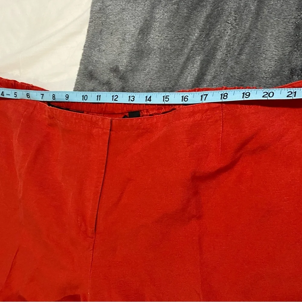 Kasper orange linen